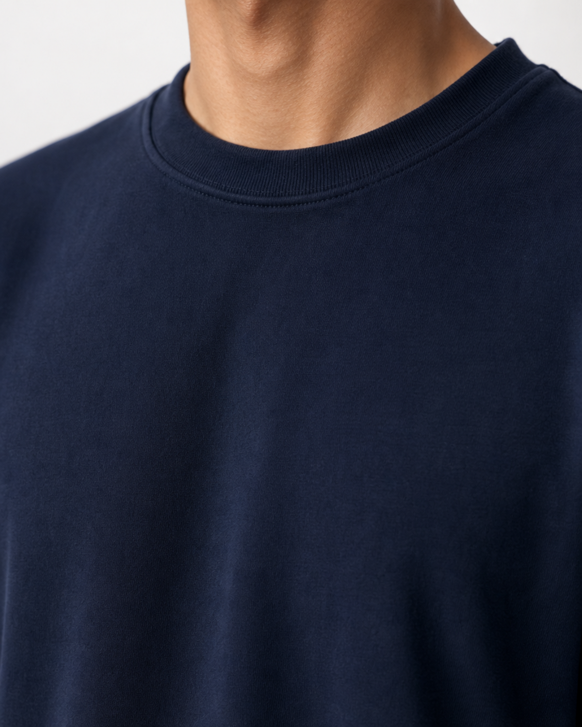 Oversized Fit Basic Heavyweight T Shirt