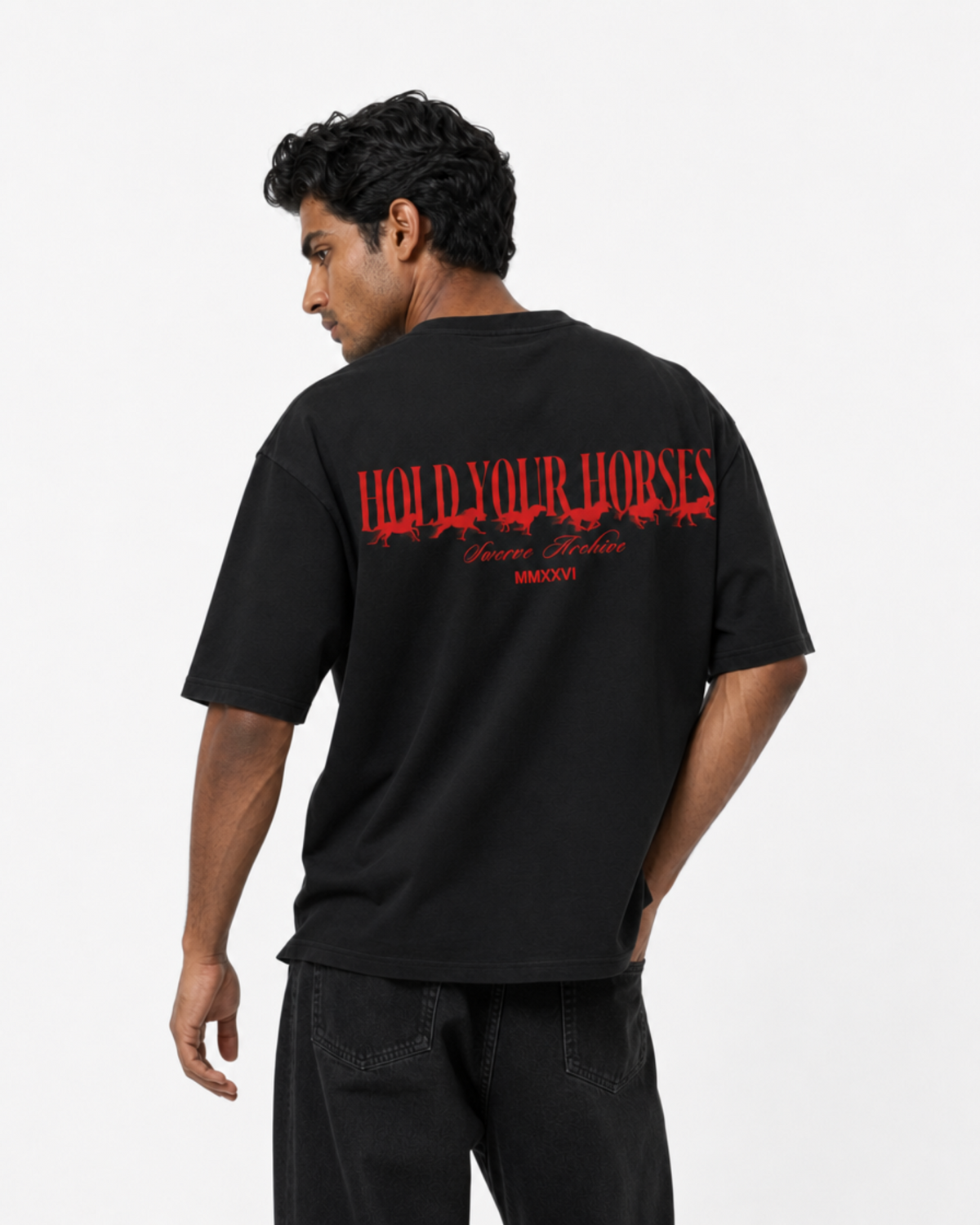 Oversized Fit Printed T Shirt