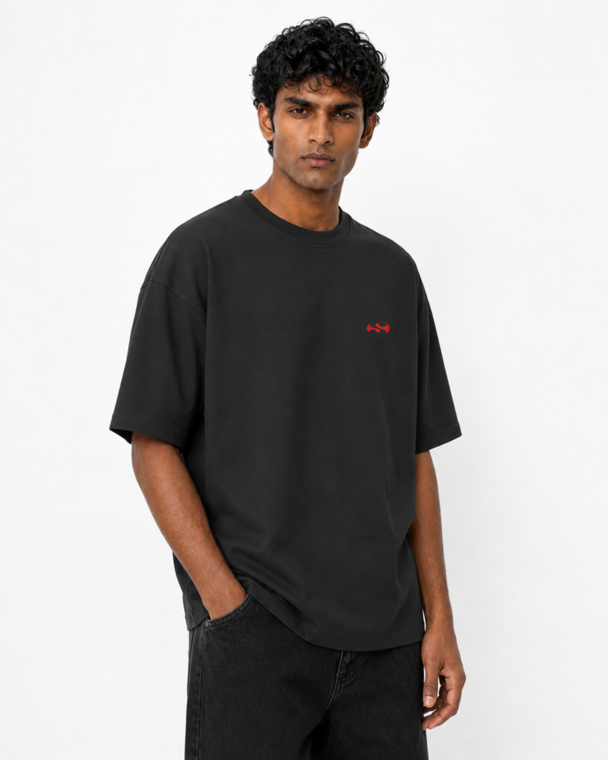 Oversized Fit Printed T Shirt