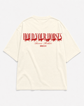 Oversized Fit Printed T Shirt