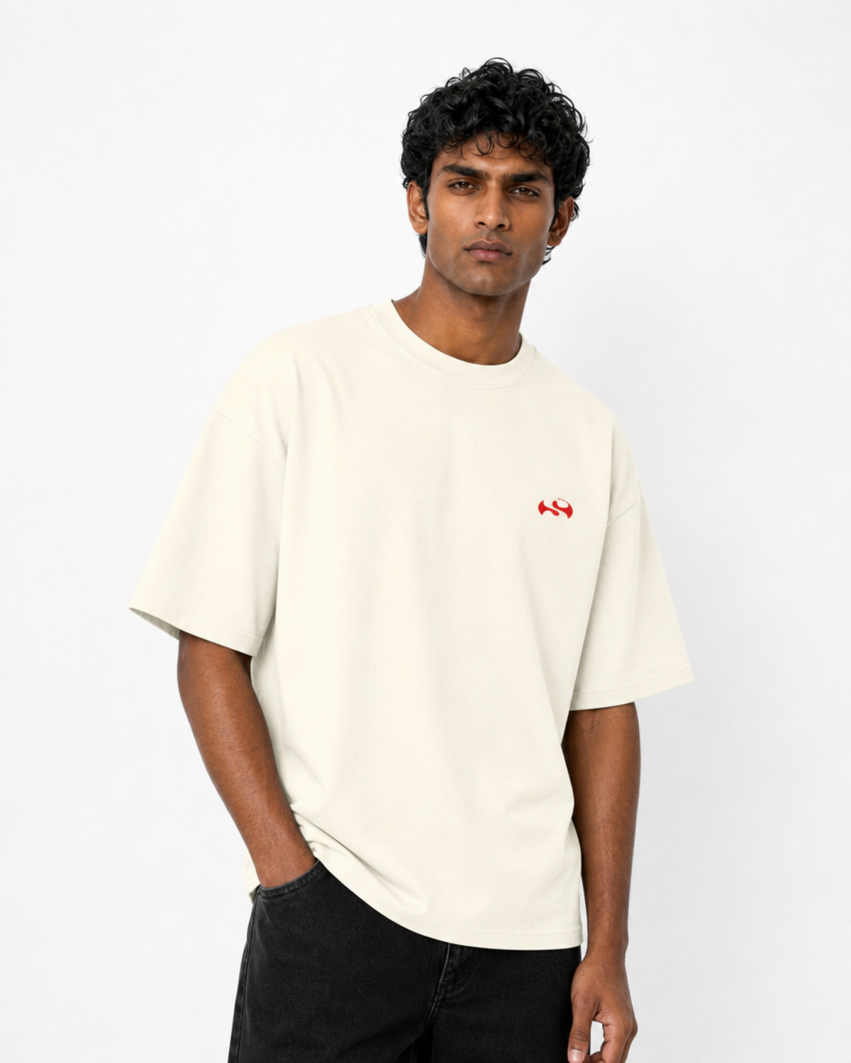Oversized Fit Printed T Shirt