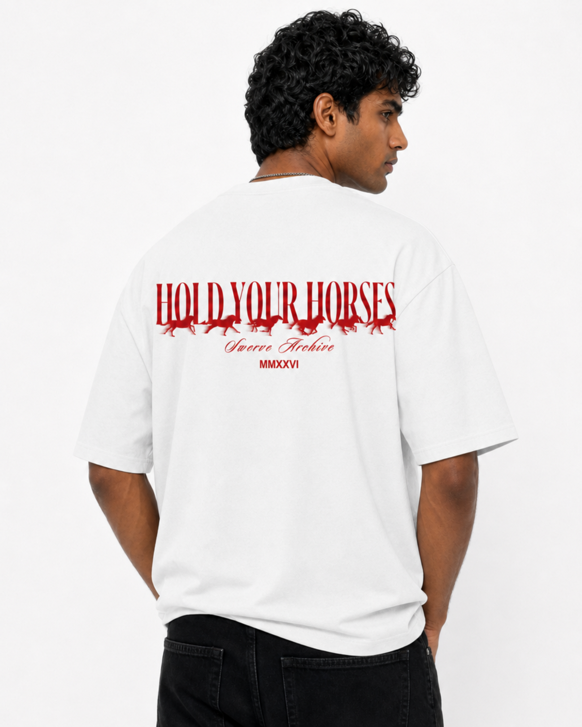 Oversized Fit Printed T Shirt
