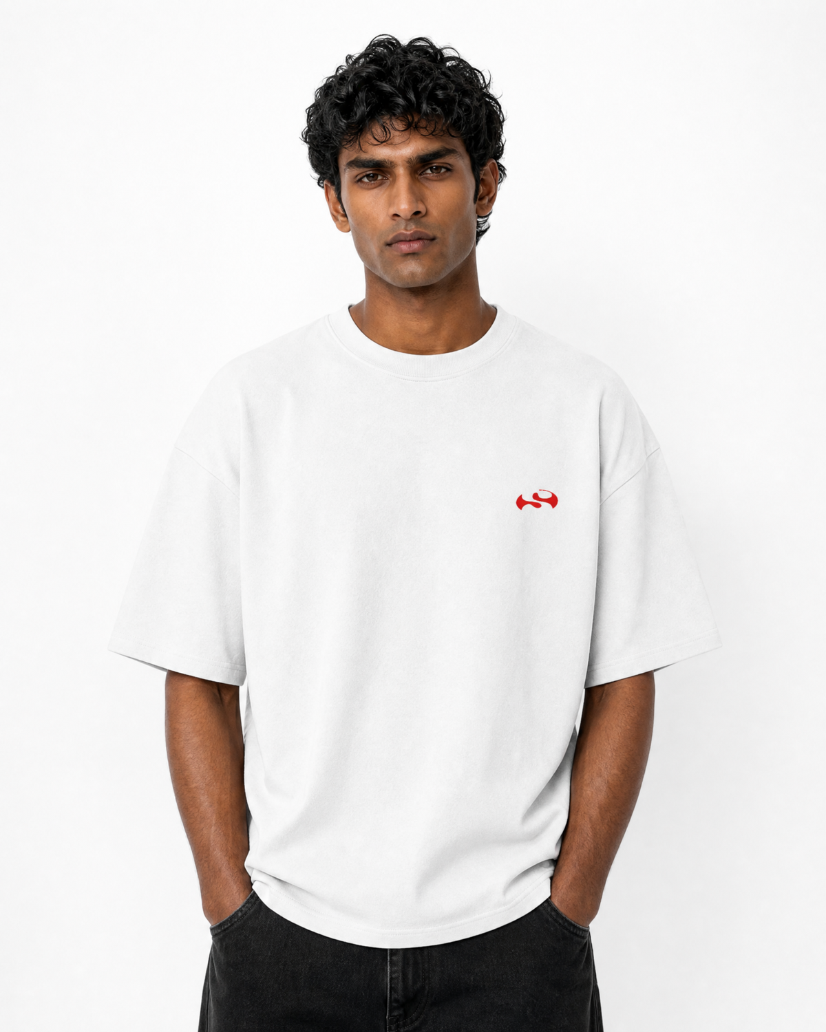 Oversized Fit Printed T Shirt