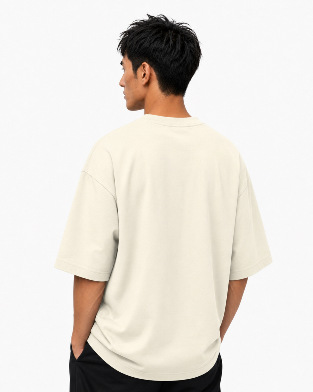 Oversized Fit Basic Heavyweight T Shirt