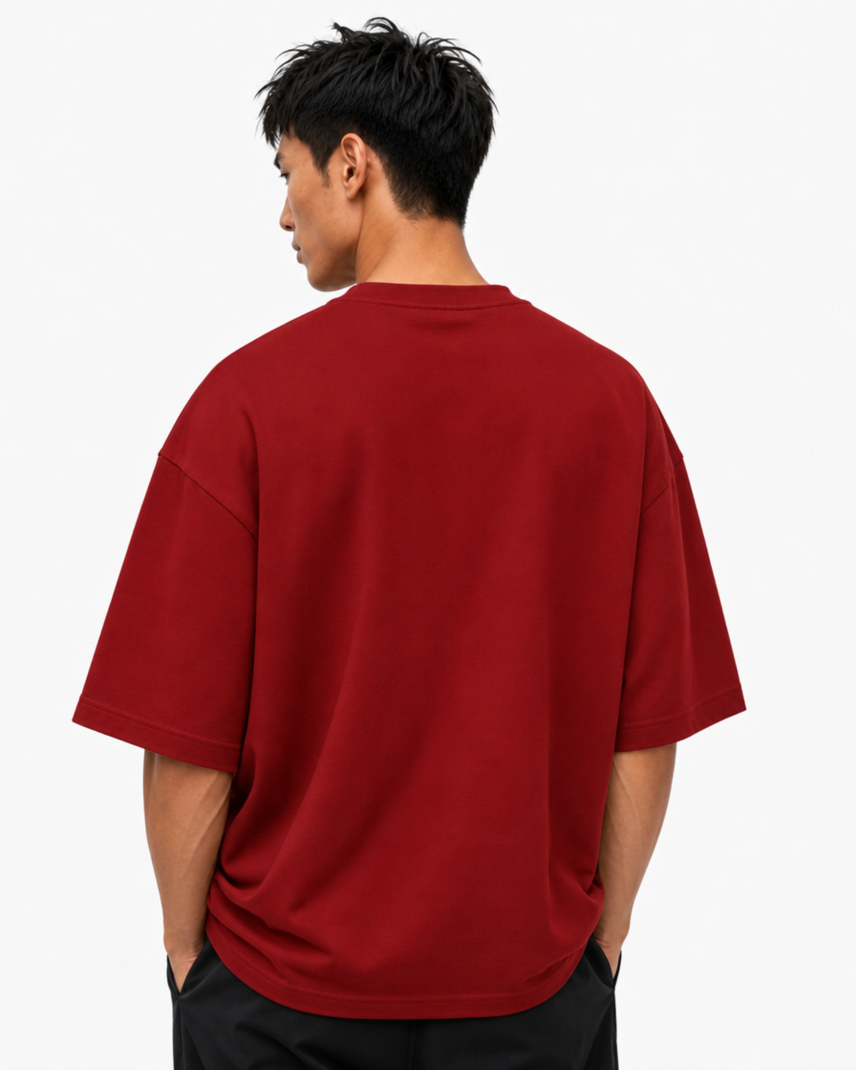 Oversized Fit Basic Heavyweight T Shirt