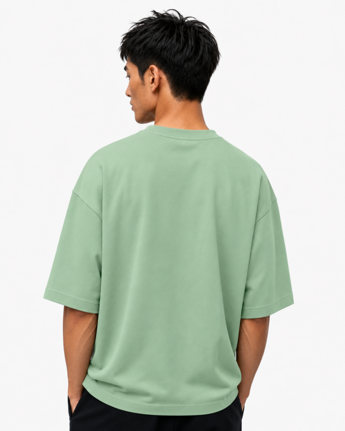 Oversized Fit Basic Heavyweight T Shirt