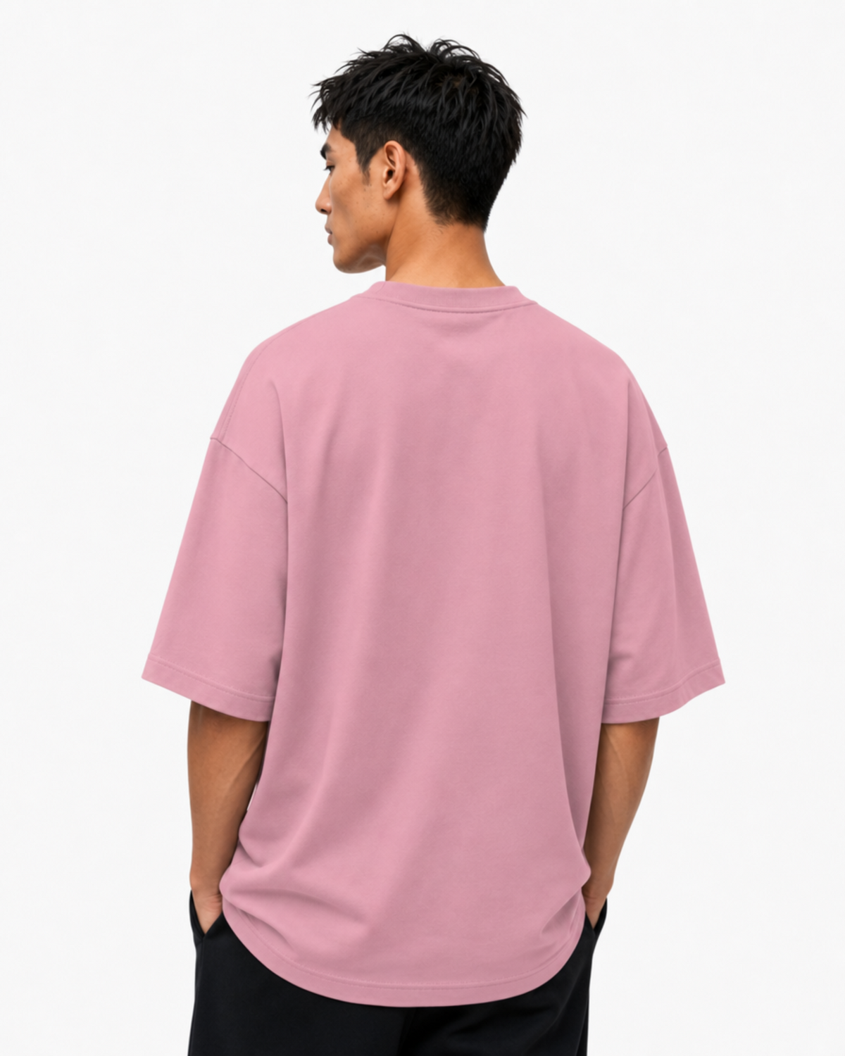 Oversized Fit Basic Heavyweight T Shirt