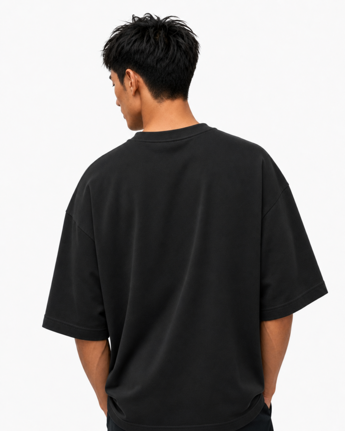 Oversized Fit Basic Heavyweight T Shirt