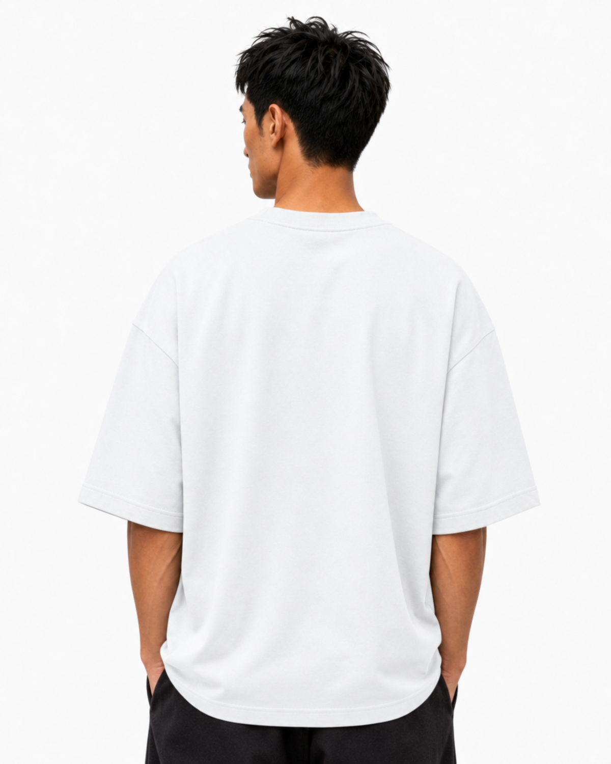 Oversized Fit Basic Heavyweight T Shirt