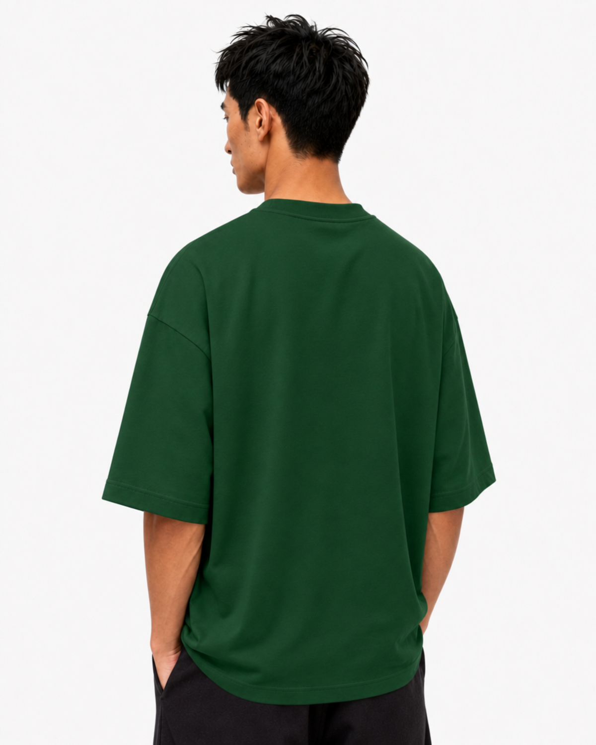 Oversized Fit Basic Heavyweight T Shirt