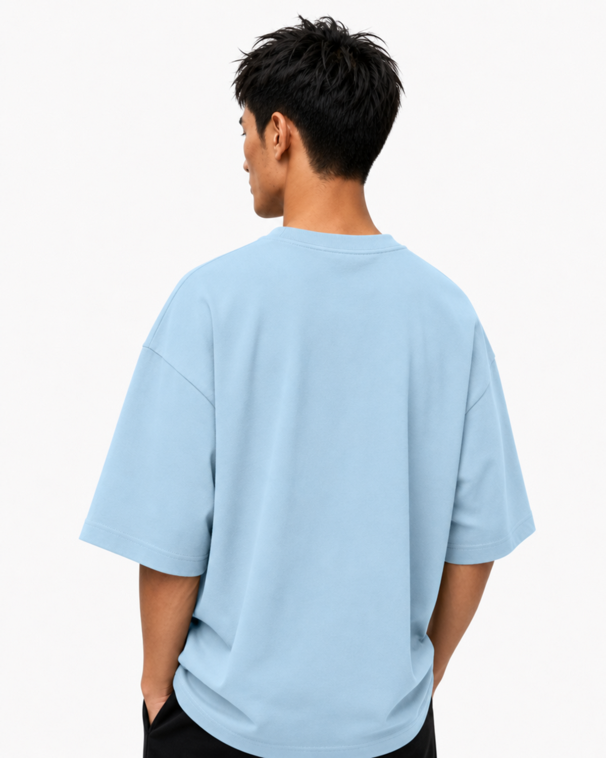 Oversized Fit Basic Heavyweight T Shirt