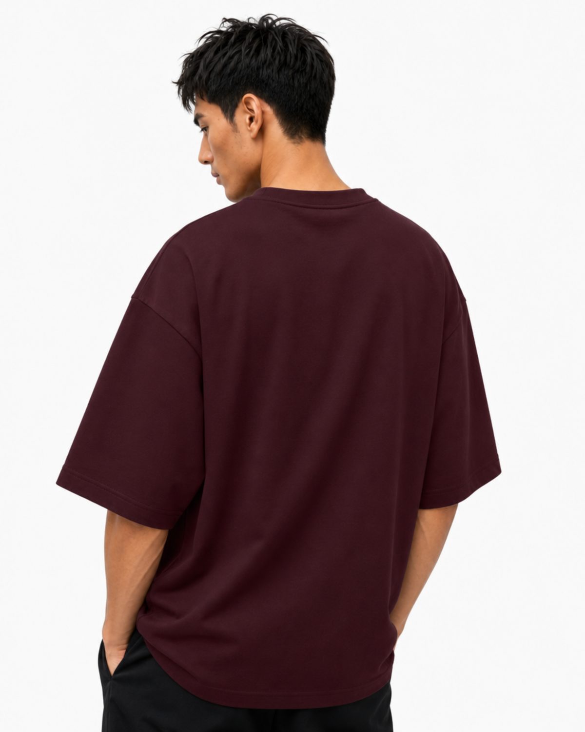 Oversized Fit Basic Heavyweight T Shirt